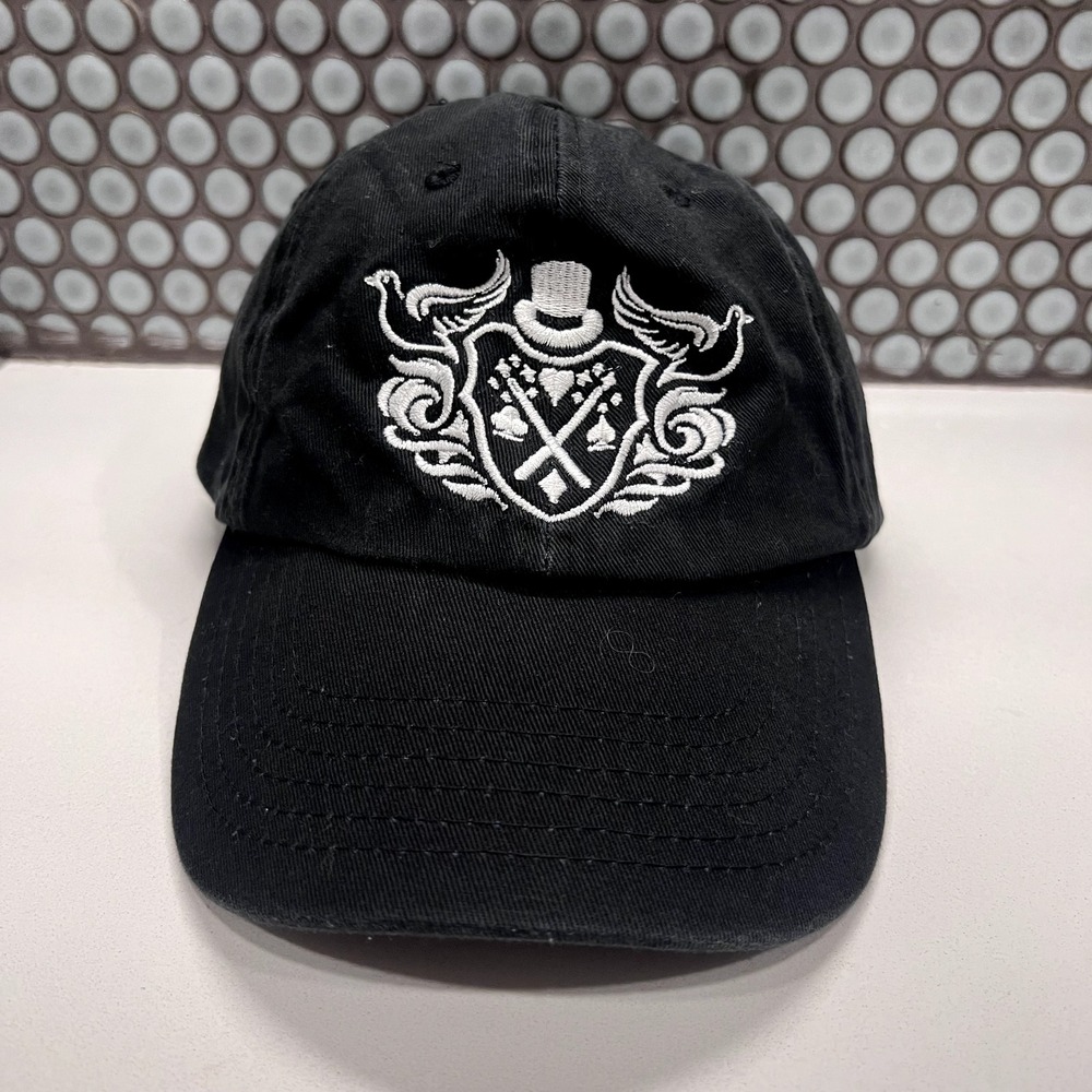 Magic Symbols Hat Cap Strap Back Black Magic Camp Dad Cap Embroidered